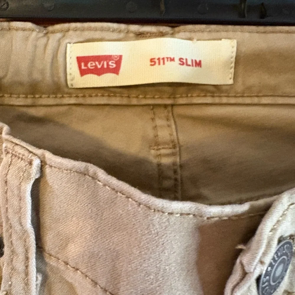 Levi's Beige 511™ Slim Kahki Pants - Picture 2 of 4